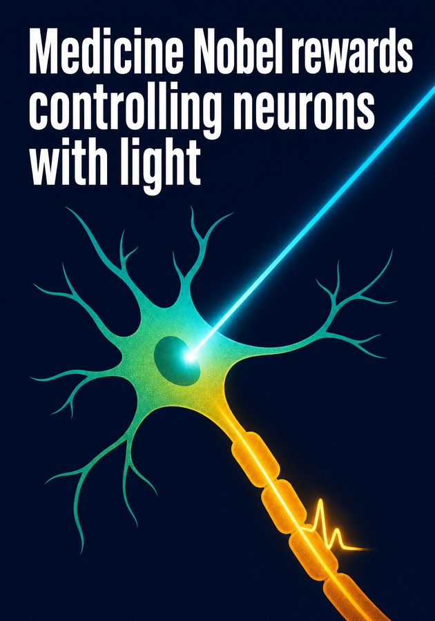 Book cover of Medicine Nobel rewards controlling neurons with light by 12min Originals — critical summary review on 12min