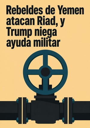 Portada del libro Rebeldes de Yemen atacan Riad, y Trump niega ayuda militar, de 12min Originals — resumen crítico y reseña en 12min