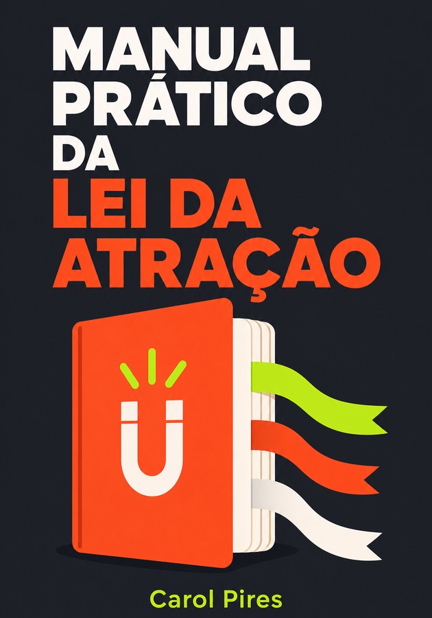Capa do livro Manual Prático da Lei da Atração, de Carol Pires — resumo e resenha crítica no 12min
