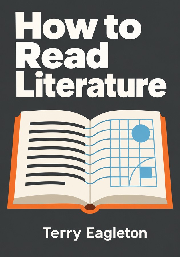 Book cover of  How to Read Literature by Terry Eagleton — critical summary review on 12min