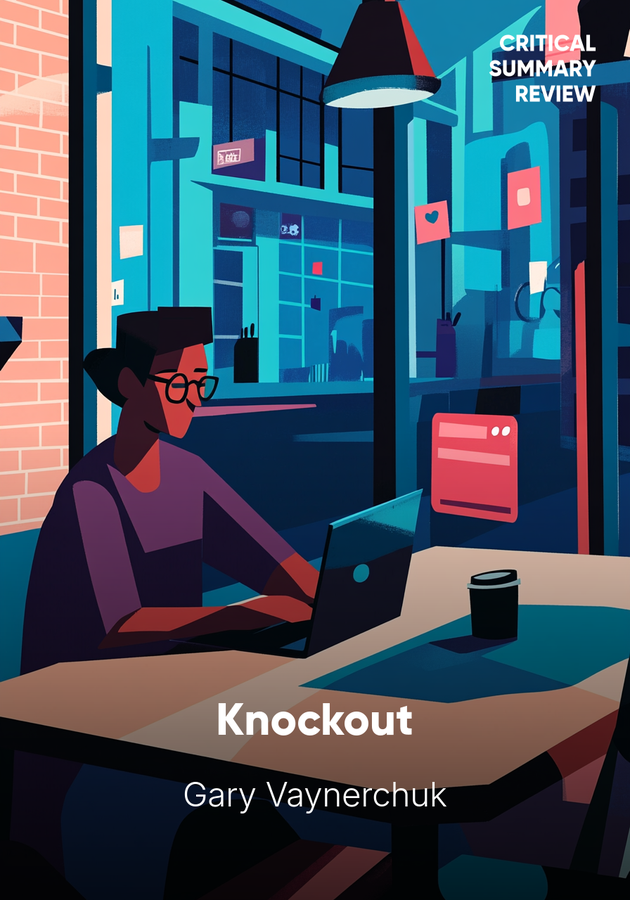 Book cover of Knockout by Gary Vaynerchuk — critical summary review on 12min