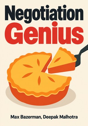 Book cover of Negotiation Genius by Max Bazerman & Deepak Malhotra — critical summary review on 12min