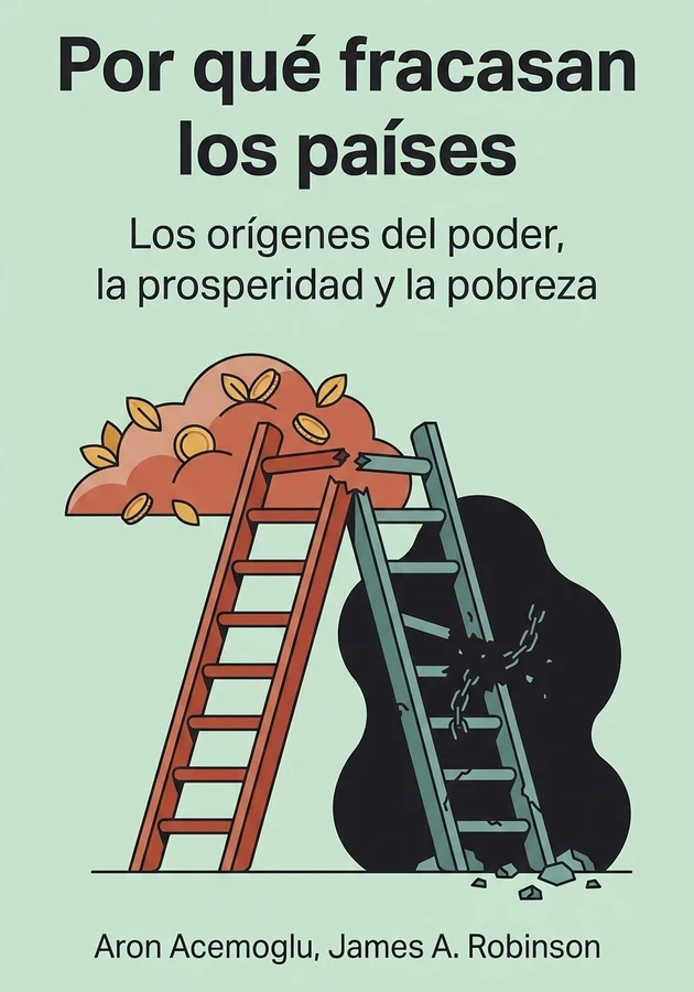 Portada del libro Por qué fracasan los países , de Aron Acemoglu & James A. Robinson — resumen crítico y reseña en 12min