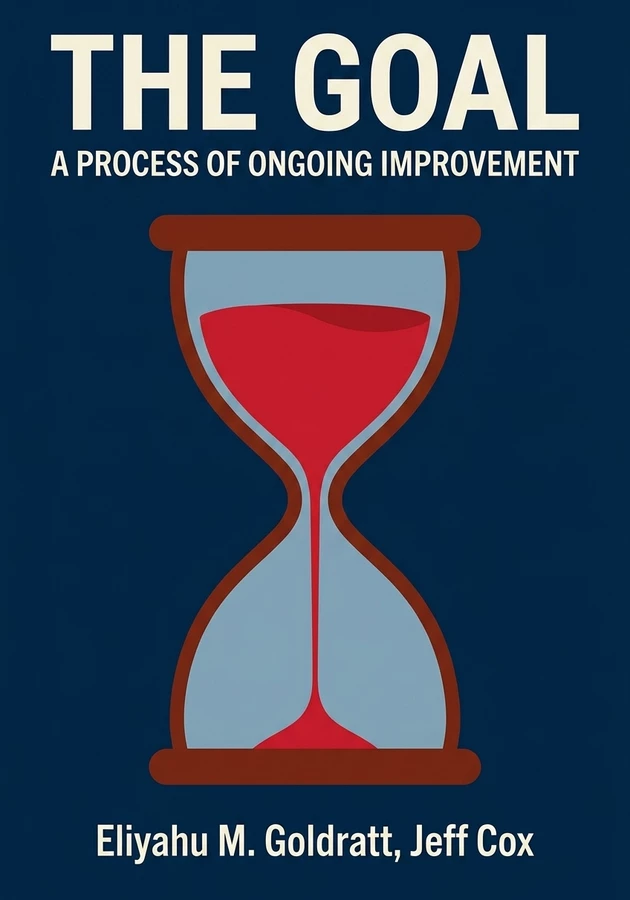 Book cover of The Goal by Eliyahu M. Goldratt & Jeff Cox — critical summary review on 12min