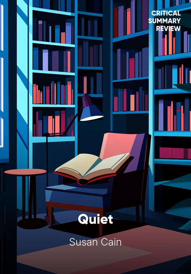 Book cover of Quiet by Susan Cain — critical summary review on 12min