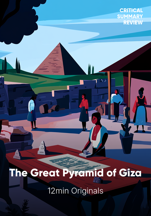 Book cover of The Great Pyramid of Giza by 12min Originals — critical summary review on 12min