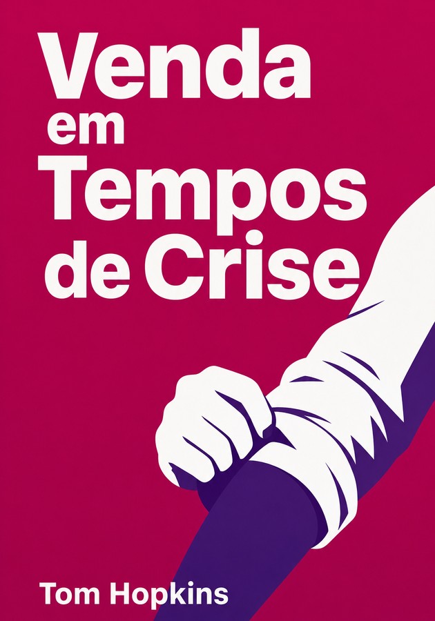 Capa do livro Venda em Tempos de Crise, de  Tom Hopkins — resumo e resenha crítica no 12min