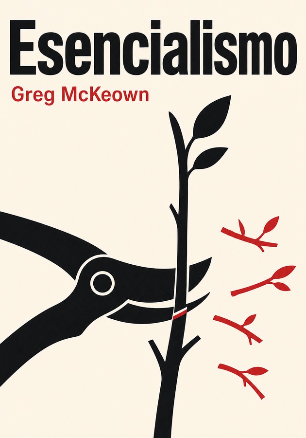 Portada del libro Esencialismo, de Greg McKeown — resumen crítico y reseña en 12min