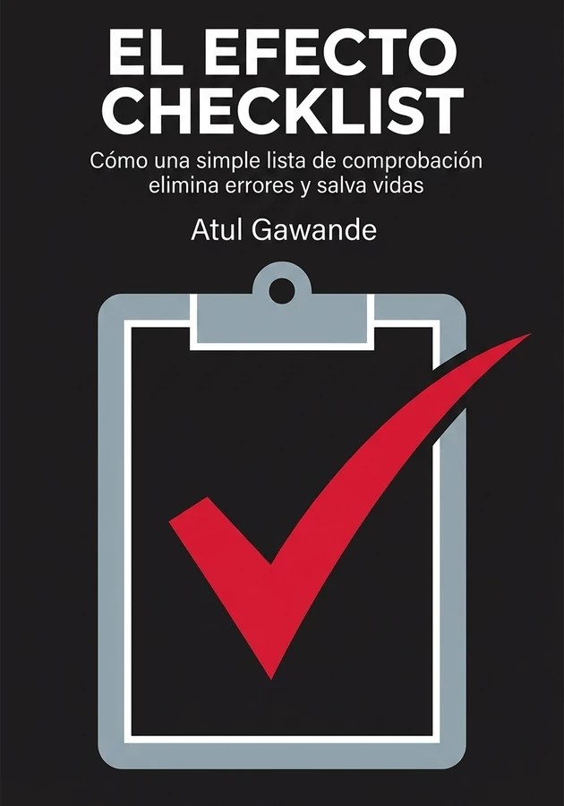 Portada del libro El efecto Checklist, de Atul Gawande — resumen crítico y reseña en 12min
