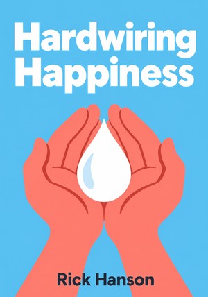 Book cover of Hardwiring Happiness by Rick Hanson — critical summary review on 12min