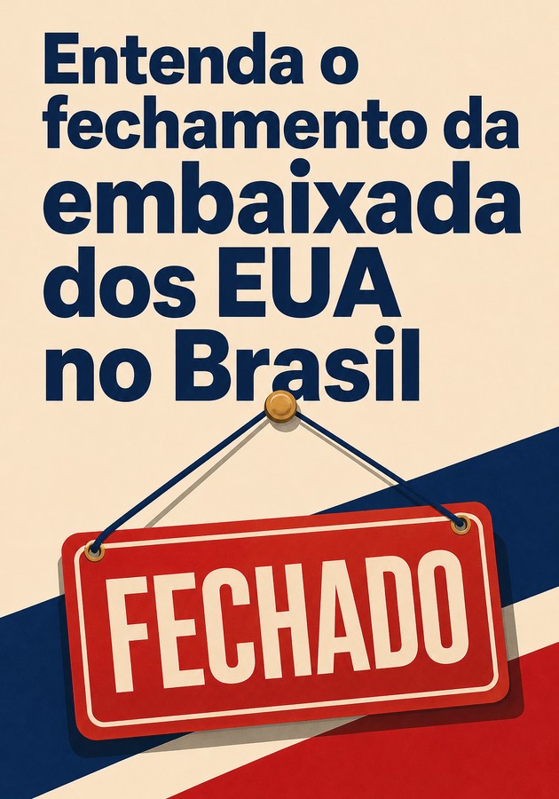 Capa do livro Entenda o fechamento da embaixada dos EUA no Brasil, de 12min Originals — resumo e resenha crítica no 12min
