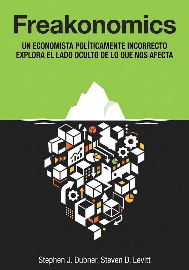 Portada del libro Freakonomics, de Stephen J. Dubner — resumen crítico y reseña en 12min