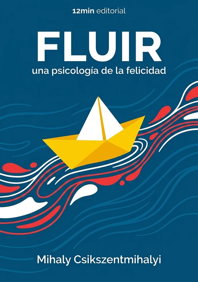 Portada del libro Fluir: una psicología de la felicidad, de Mihaly Csikszentmihalyi — resumen crítico y reseña en 12min