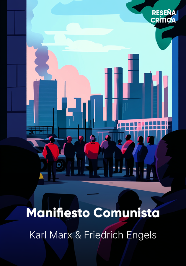 Portada del libro Manifiesto Comunista, de Friedrich Engels — resumen crítico y reseña en 12min
