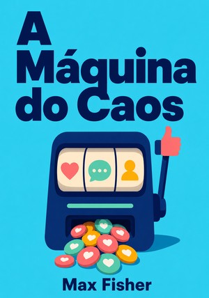 Capa do livro A Máquina do Caos, de Max Fisher — resumo e resenha crítica no 12min