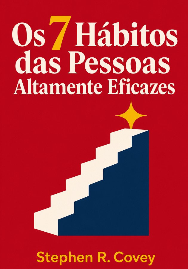 Capa do livro Os 7 Hábitos das Pessoas Altamente Eficazes , de Stephen R. Covey — resumo e resenha crítica no 12min
