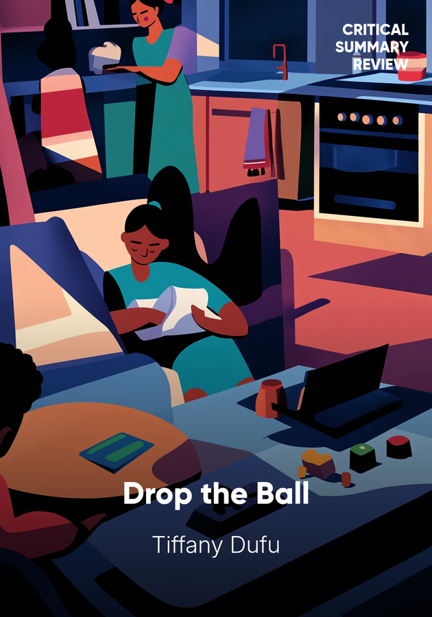 Book cover of Drop the Ball by Tiffany Dufu — critical summary review on 12min