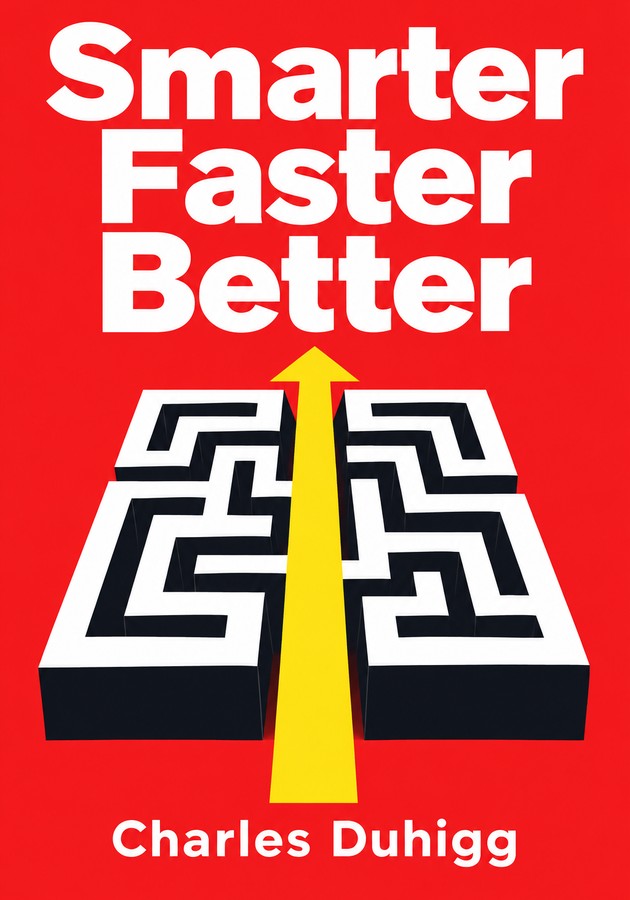 Book cover of Smarter Faster Better by Charles Duhigg — critical summary review on 12min