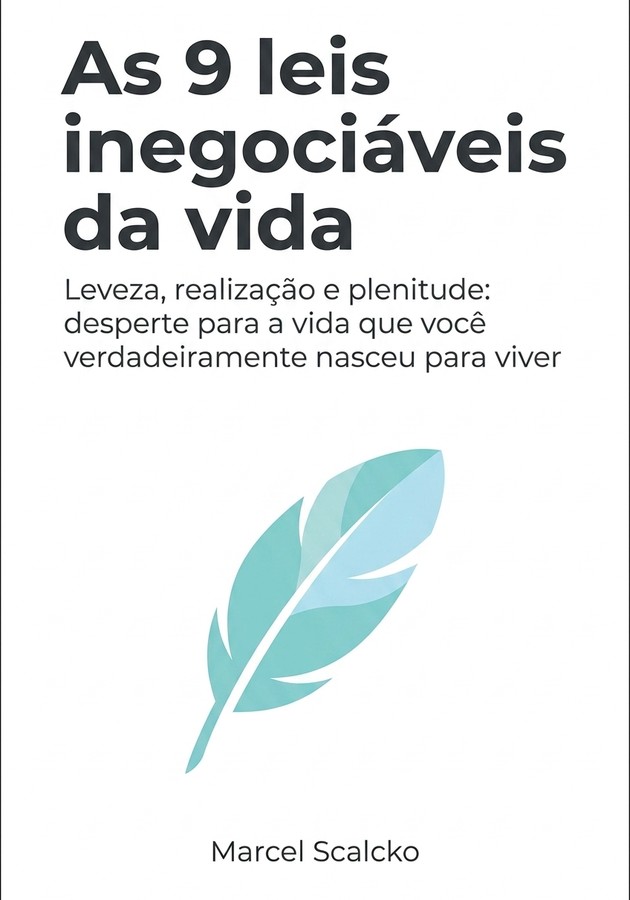 Capa do livro As 9 leis inegociáveis da vida, de Marcel Scalcko — resumo e resenha crítica no 12min