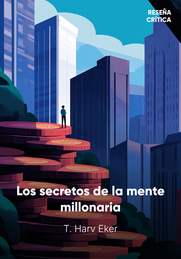 Portada del libro Los secretos de la mente millonaria, de T. Harv Eker — resumen crítico y reseña en 12min