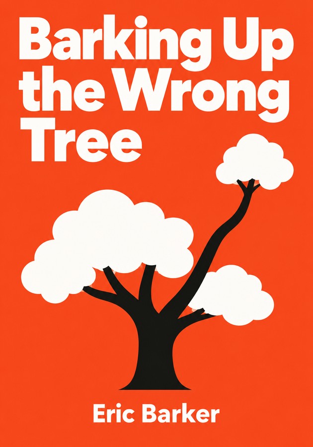 Book cover of Barking Up the Wrong Tree by Eric Barker — critical summary review on 12min