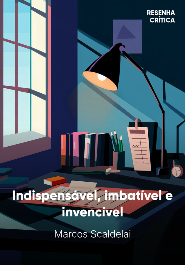 Capa do livro Indispensável, imbatível e invencível, de Marcos Scaldelai — resumo e resenha crítica no 12min
