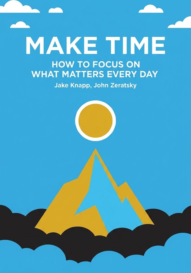 Portada del libro Make Time, de John Zeratsky — resumen crítico y reseña en 12min