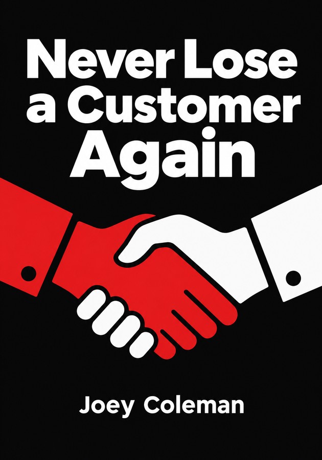 Book cover of Never Lose a Customer Again by Joey Coleman — critical summary review on 12min
