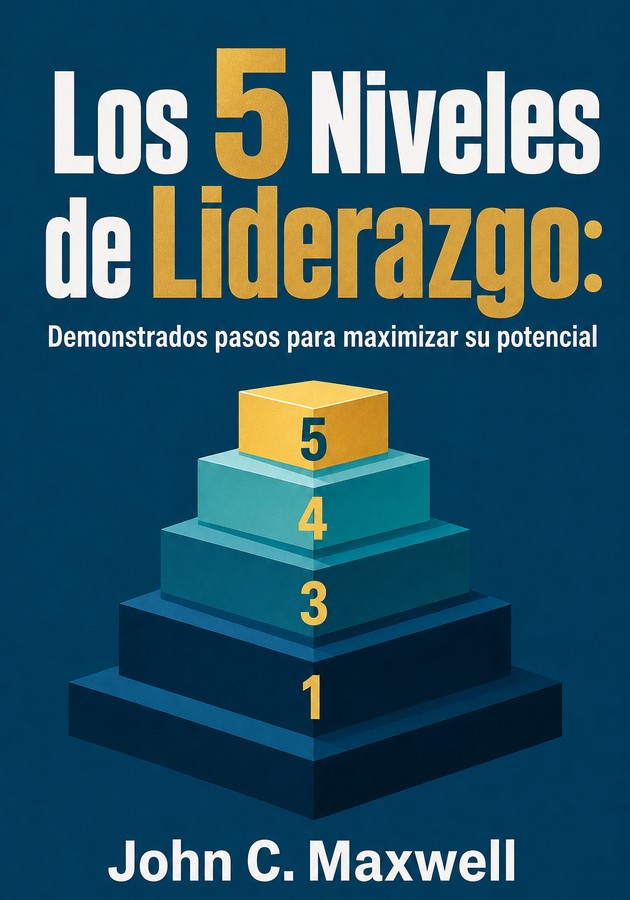 Portada del libro Los 5 Niveles de Liderazgo: Demonstrados Pasos para Maximizar su Potencial, de John C. Maxwell — resumen crítico y reseña en 12min