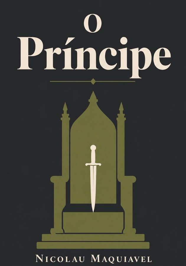 Capa do livro O Príncipe, de Nicolau Maquiavel — resumo e resenha crítica no 12min