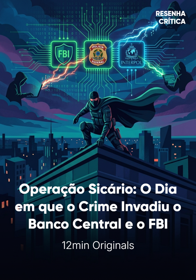 Capa do livro Operação Sicário: O Dia em que o Crime Invadiu o Banco Central e o FBI, de 12min Originals — resumo e resenha crítica no 12min