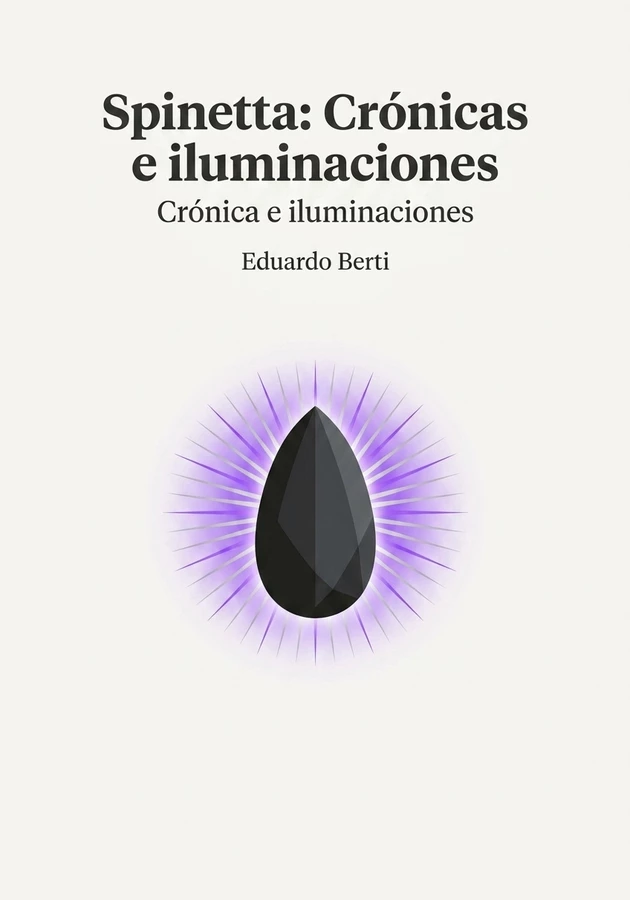 Portada del libro Spinetta: Crónicas e iluminaciones, de Eduardo Berti — resumen crítico y reseña en 12min