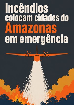 Capa do livro Incêndios colocam cidades do Amazonas em emergência, de 12min Originals — resumo e resenha crítica no 12min