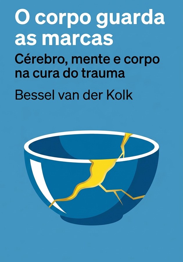 Capa do livro O corpo guarda as marcas , de Bessel van der Kolk — resumo e resenha crítica no 12min