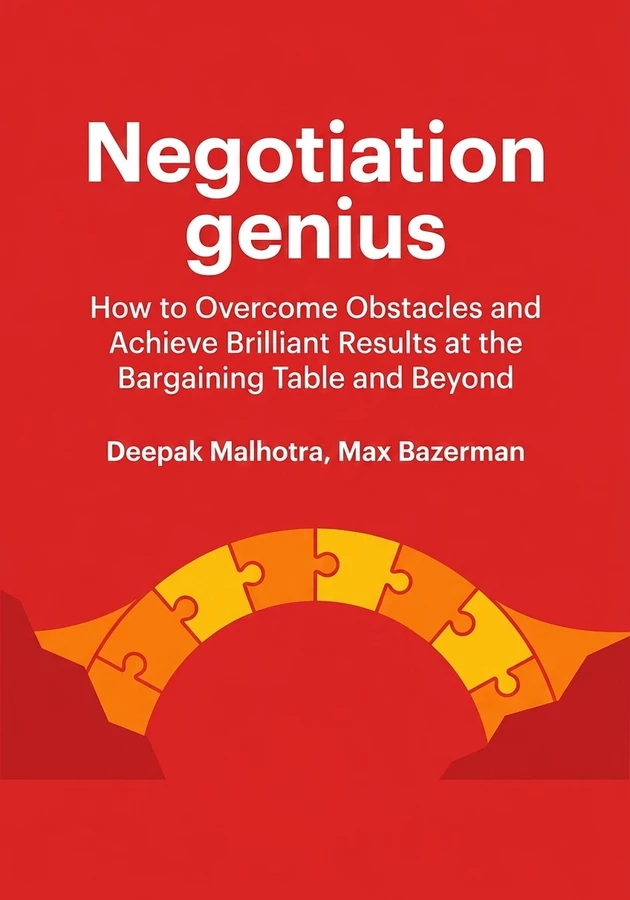 Capa do livro Negotiation genius, de Max Bazerman — resumo e resenha crítica no 12min