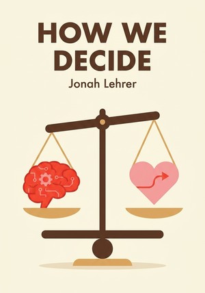 Book cover of How We Decide by Jonah Lehrer — critical summary review on 12min