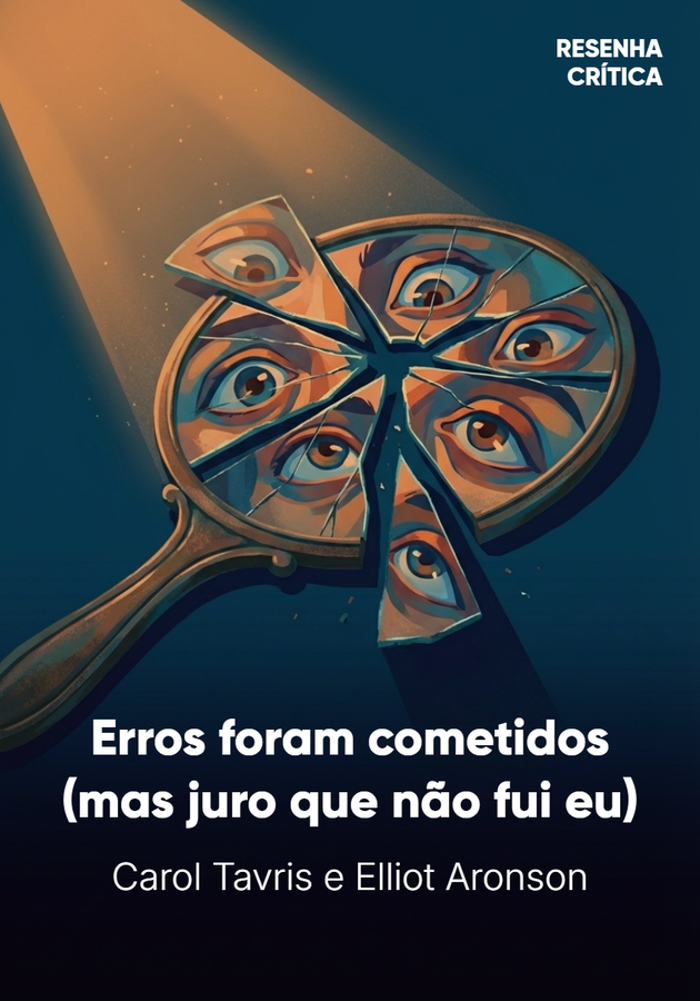 Capa do livro Erros foram cometidos (mas juro que não fui eu), de Elliot Aronson & Carol Tavris — resumo e resenha crítica no 12min