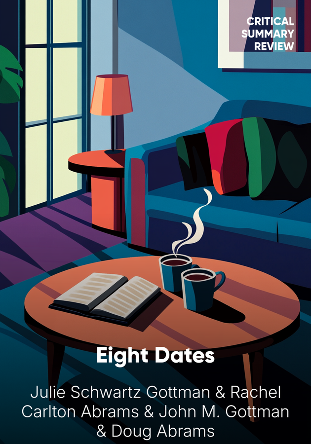 Book cover of Eight Dates by John M. Gottman — critical summary review on 12min