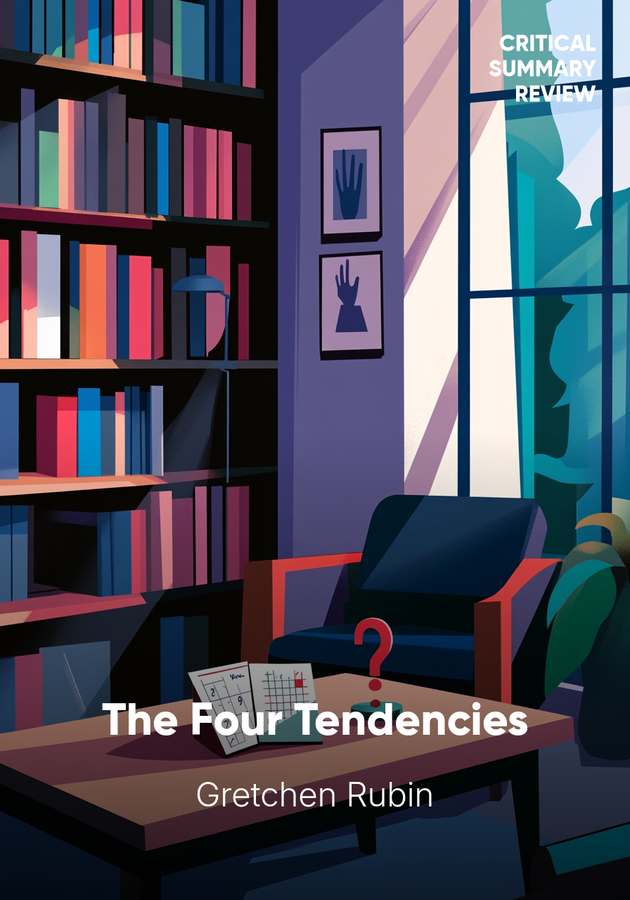 Book cover of The Four Tendencies by Gretchen Rubin — critical summary review on 12min