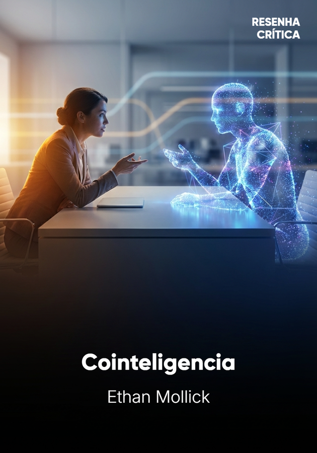 Portada del libro Cointeligencia, de Ethan Mollick — resumen crítico y reseña en 12min