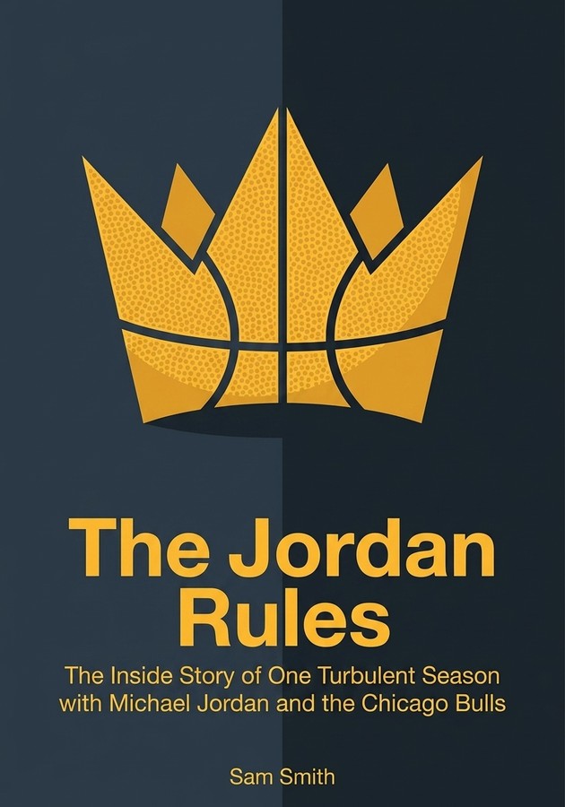 Book cover of The Jordan Rules by Sam Smith — critical summary review on 12min
