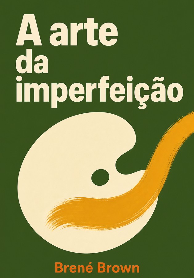 Capa do livro A arte da imperfeição, de Brené Brown — resumo e resenha crítica no 12min