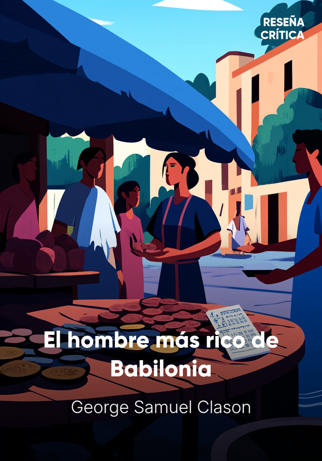 Portada del libro El hombre más rico de Babilonia, de George Samuel Clason — resumen crítico y reseña en 12min