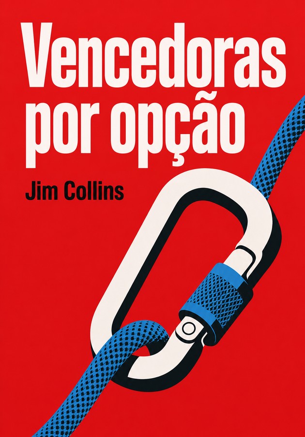 Capa do livro Vencedoras por opção, de Jim Collins — resumo e resenha crítica no 12min
