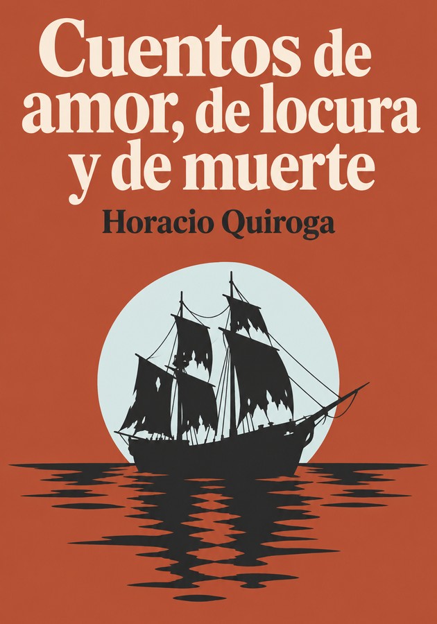 Portada del libro Cuentos de amor, de locura y de muerte, de Horacio Quiroga — resumen crítico y reseña en 12min