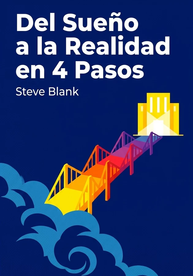 Portada del libro Del Sueño a la Realidad en 4 Pasos, de Steve Blank — resumen crítico y reseña en 12min