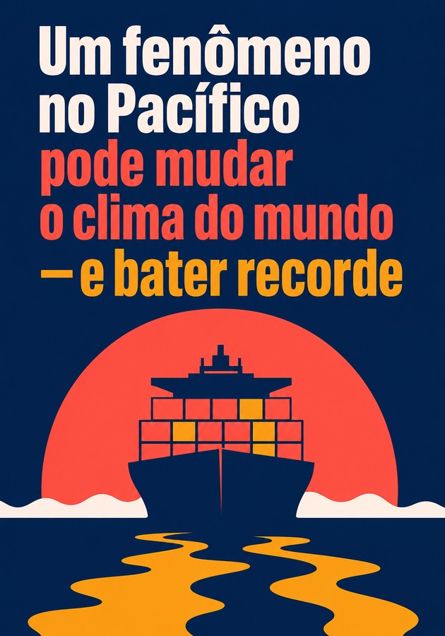 Capa do livro Um fenômeno no Pacífico pode mudar o clima do mundo — e bater recorde, de 12min Originals — resumo e resenha crítica no 12min