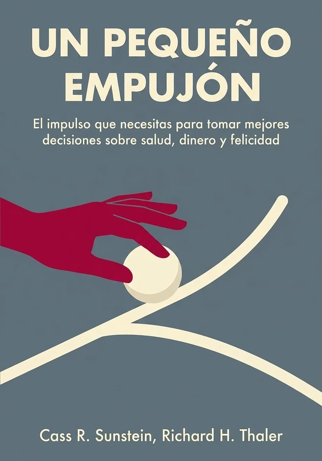 Portada del libro Un pequeño empujón, de Cass R. Sunstein & Richard H. Thaler — resumen crítico y reseña en 12min