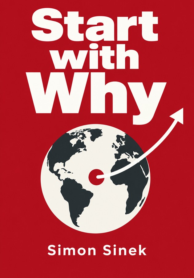 Book cover of Start with Why by Simon Sinek — critical summary review on 12min