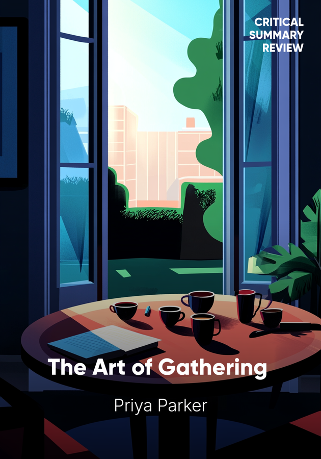 Book cover of The Art of Gathering by Priya Parker — critical summary review on 12min